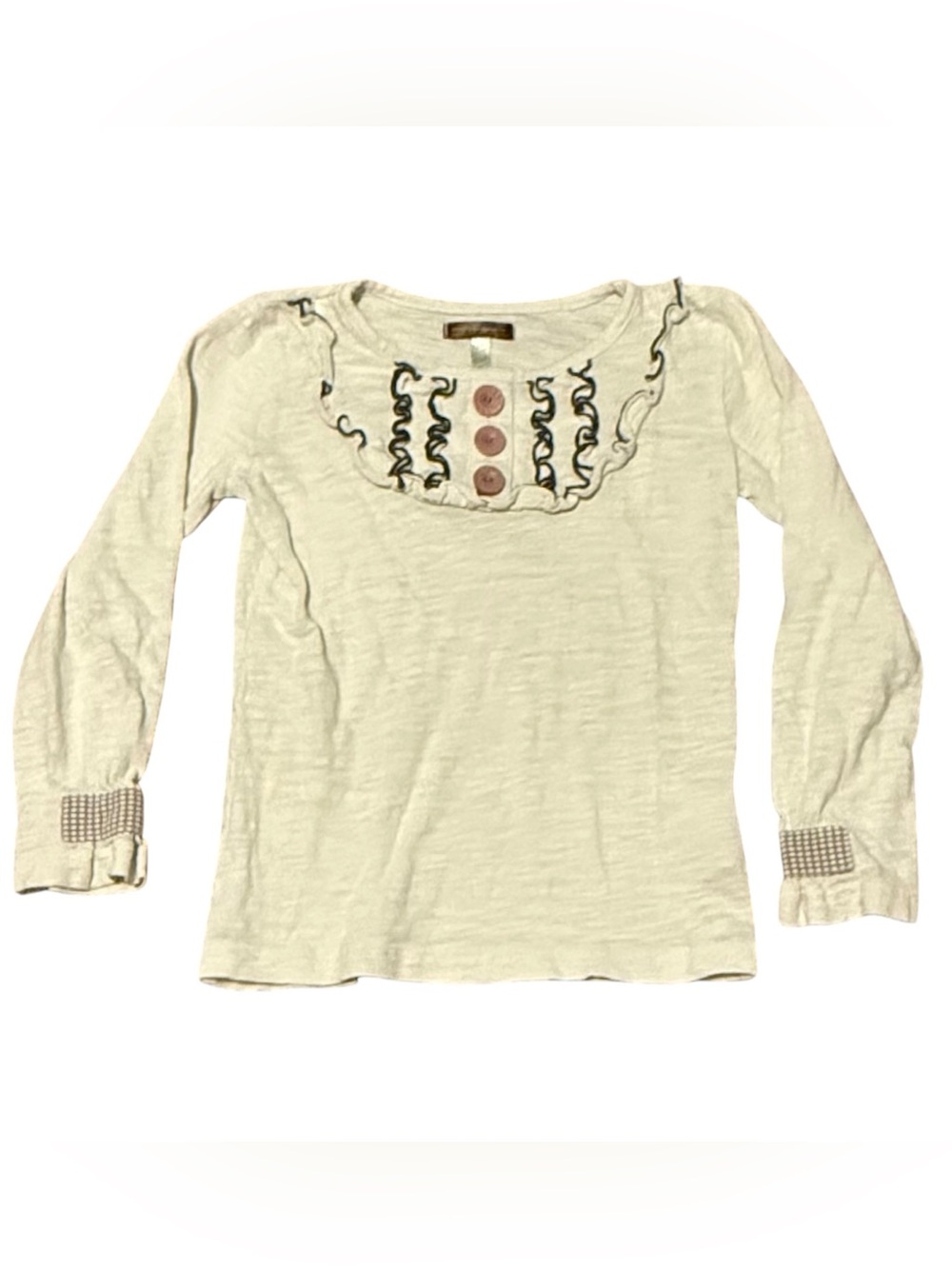 Matilda Jane Ivory Ruffle Top Girls Size 4
